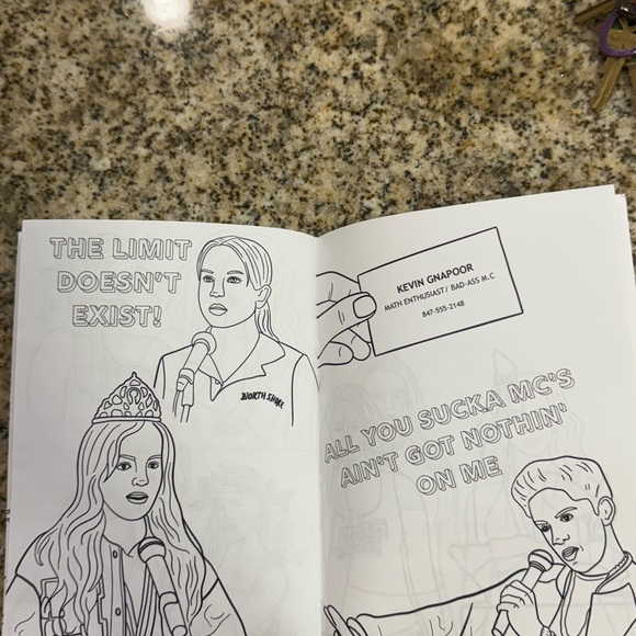 Mean Girls Coloring Book (20+pages) - Picture 3 of 6